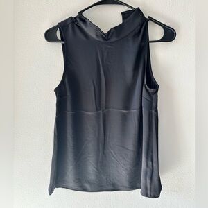 Express Satin Mock Neck Sleeveless Tank
